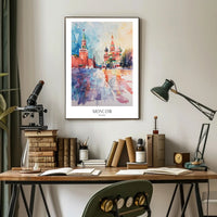 Vibrant Moscow Poster PosterGoat