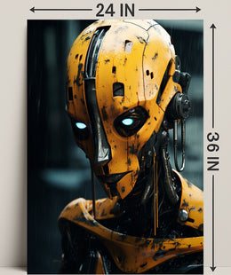 The Futuristic Sentinel Poster PosterGoat