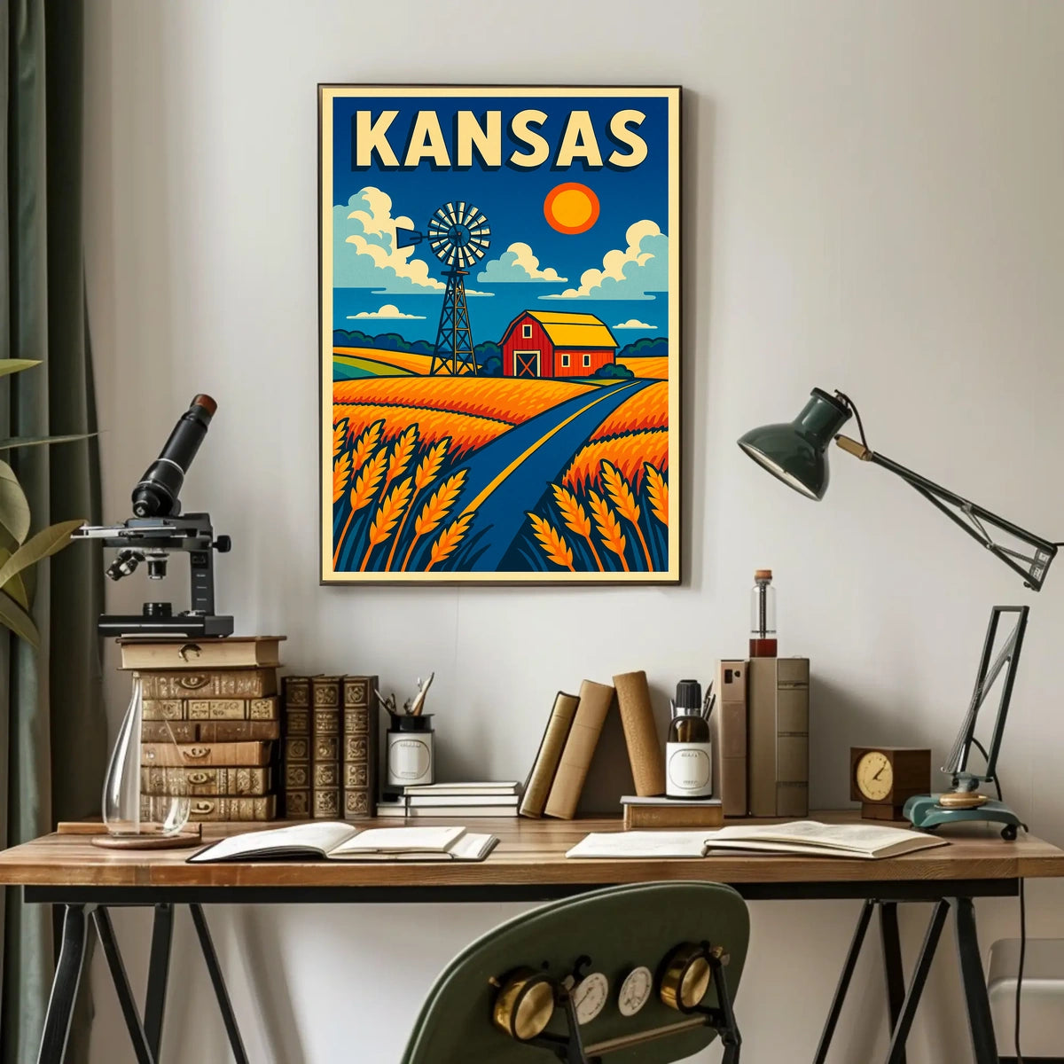 Kansas Countryside Poster