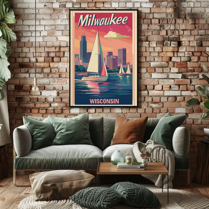 Milwaukee Vintage Poster