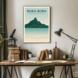 Bora Bora Vintage Travel Poster Masterpiece PosterGoat