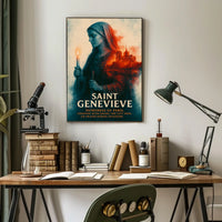 Saint Genevieve Patroness Of Paris Poster