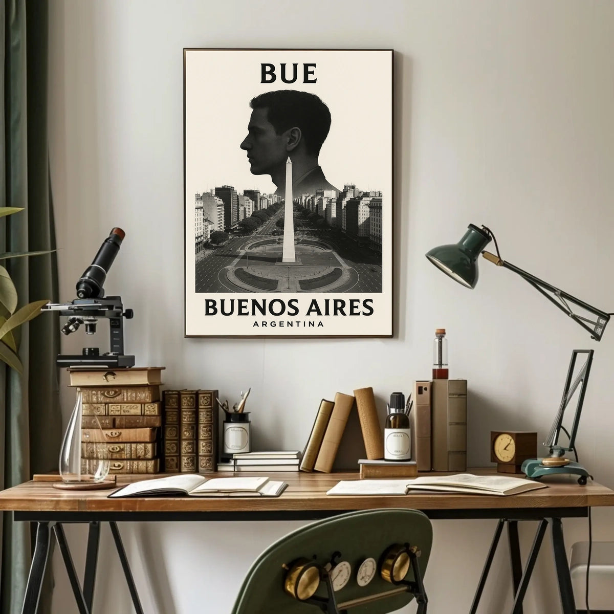 Buenos Aires Silhouette Poster