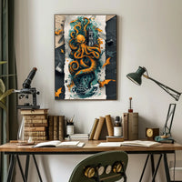 The Kraken's Grasp Art Print Poster for Decor Lovers PosterGoat