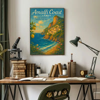 Coastal Beauty and Tranquility Art Poster