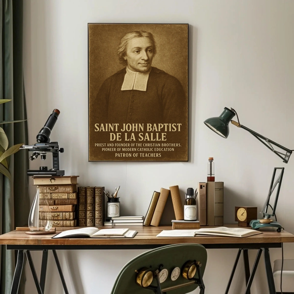 Saint John Baptist De La Salle Poster