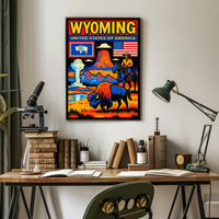 Wyoming Natural Wonders Poster PosterGoat