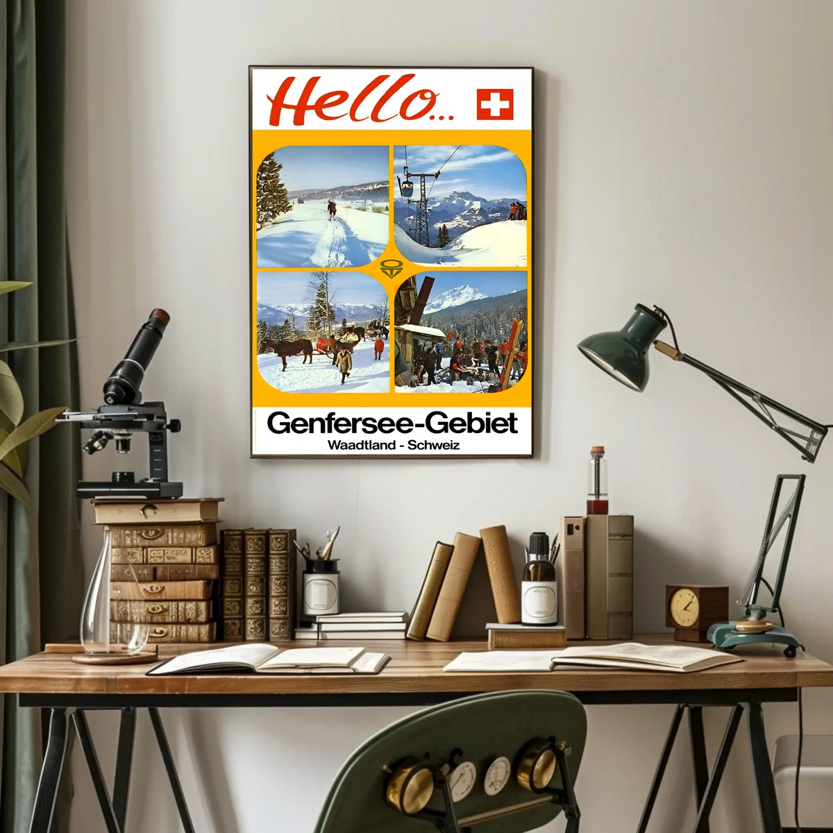 Hello from the Genfersee-Gebiet Poster