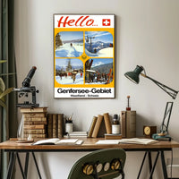 Hello from the Genfersee-Gebiet Poster