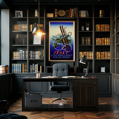 Italy The Ideal Land for All Sports Poster
