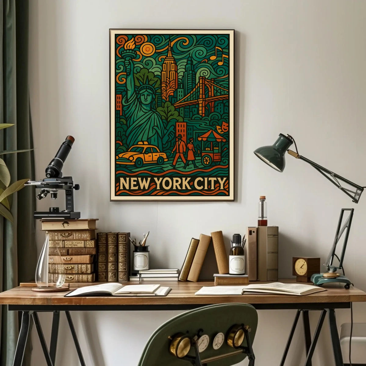 Abstract Expressionism Art Poster for Modern Spaces
