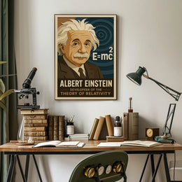 Albert Einstein Developer Of The Poster