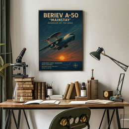 Guardian of the Skies: A Powerful Propaganda Poster