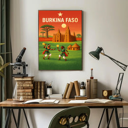 Burkina Faso Cultural Celebration Poster
