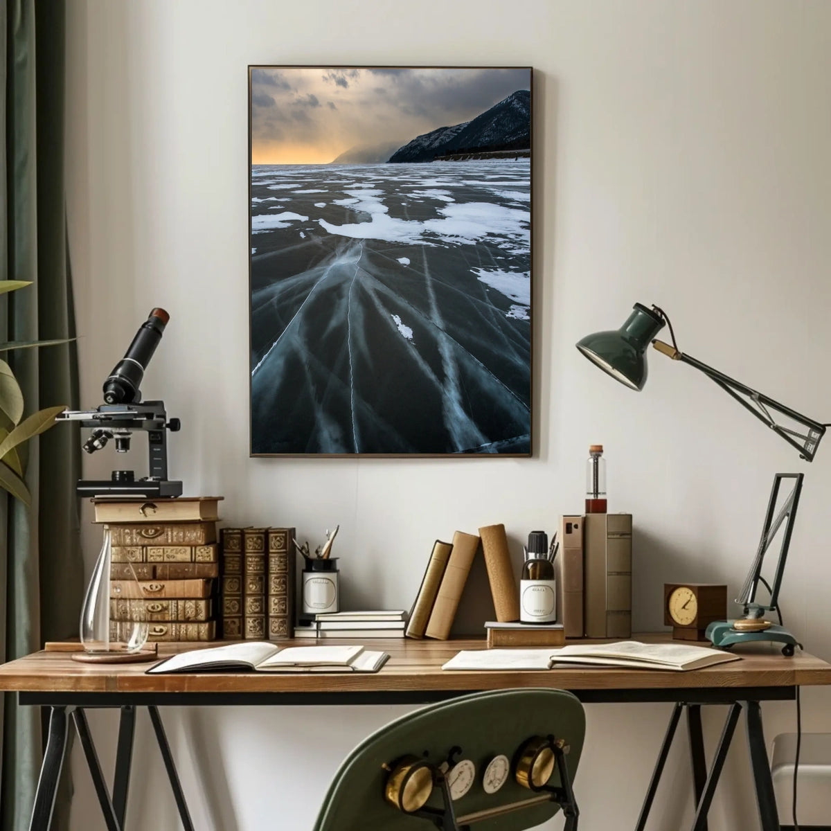 Winter Wonderland in Snowy Serenity - National Park Poster