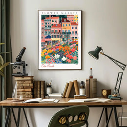 São Paulo Flower Market 2024 Poster PosterGoat
