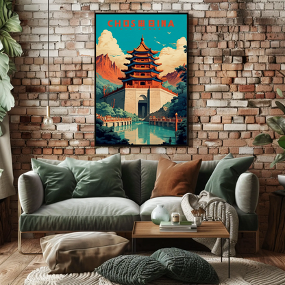 Serene View of the Great Wall