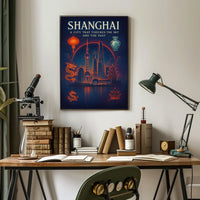 Shanghai A City That Touches the Sky Poster