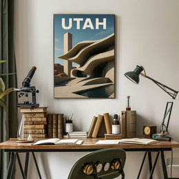 Architectural Wonders Of Utah Poster