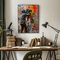 Urban Photography Street Art Poster: A Burst of Creativity