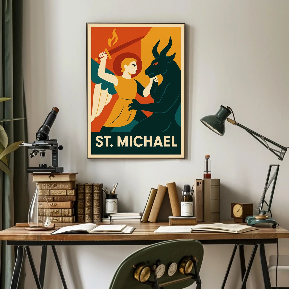St. Michael Guardian Of Light Poster