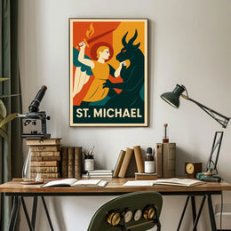 St. Michael Guardian Of Light Poster