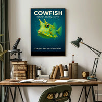 Cowfish NatureS Quirky Marvel Poster