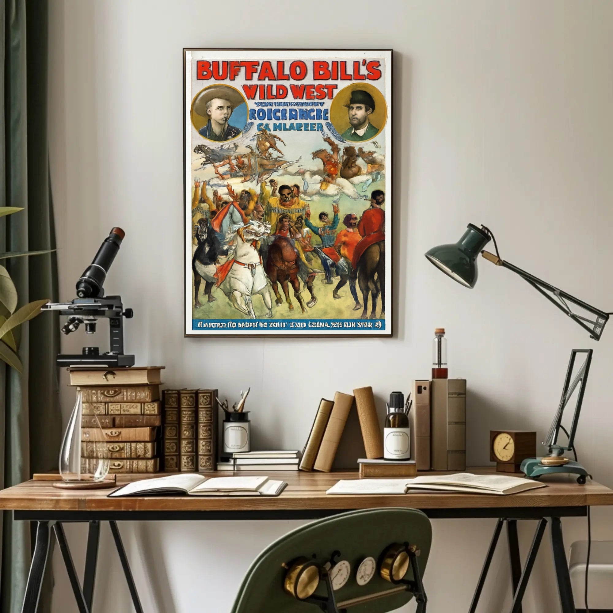 Buffalo Bill's Wild West Vintage Heritage Poster Print PosterGoat
