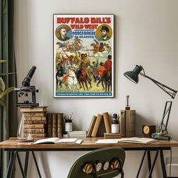Buffalo Bill's Wild West Vintage Heritage Poster Print PosterGoat