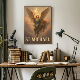 St. Michael Archangel Warrior Art Poster