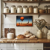 Surreal Desert Dreamscape: Abstract or Artistic Poster