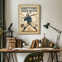 Hartford Dark Blues 1870s Baseball Poster PosterGoat