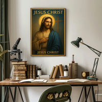 Jesus Christ Wall Art Vintage Print PosterGoat