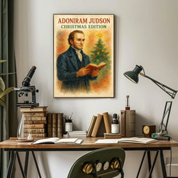 Adoniram Judson Christmas Edition Historical Poster
