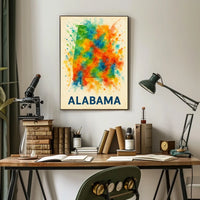 Vibrant Alabama Poster