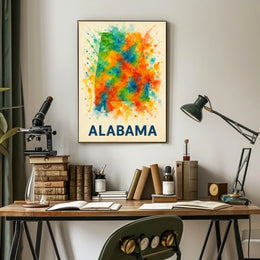 Vibrant Alabama Poster