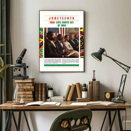 Civil Rights Act 1866 Empowerment Historical or Presidential Poster