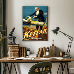 Kellar Magic Show Vintage Advertisement Poster