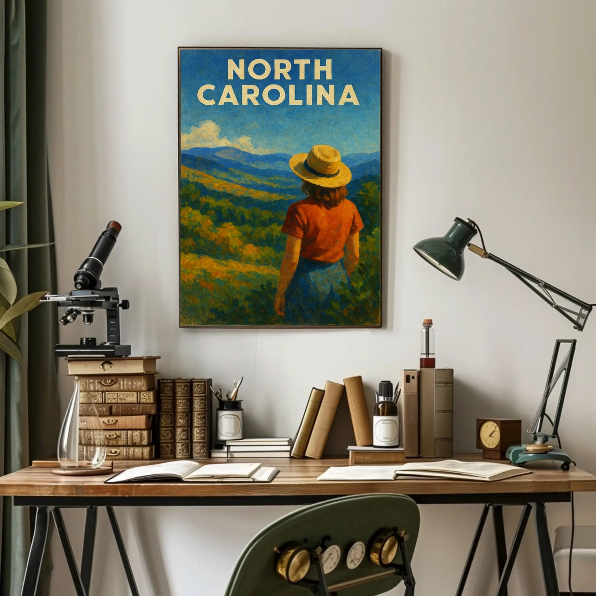 North Carolina Scenic Poster