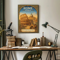 Rome, Italy Eternal City of Wonders Poster