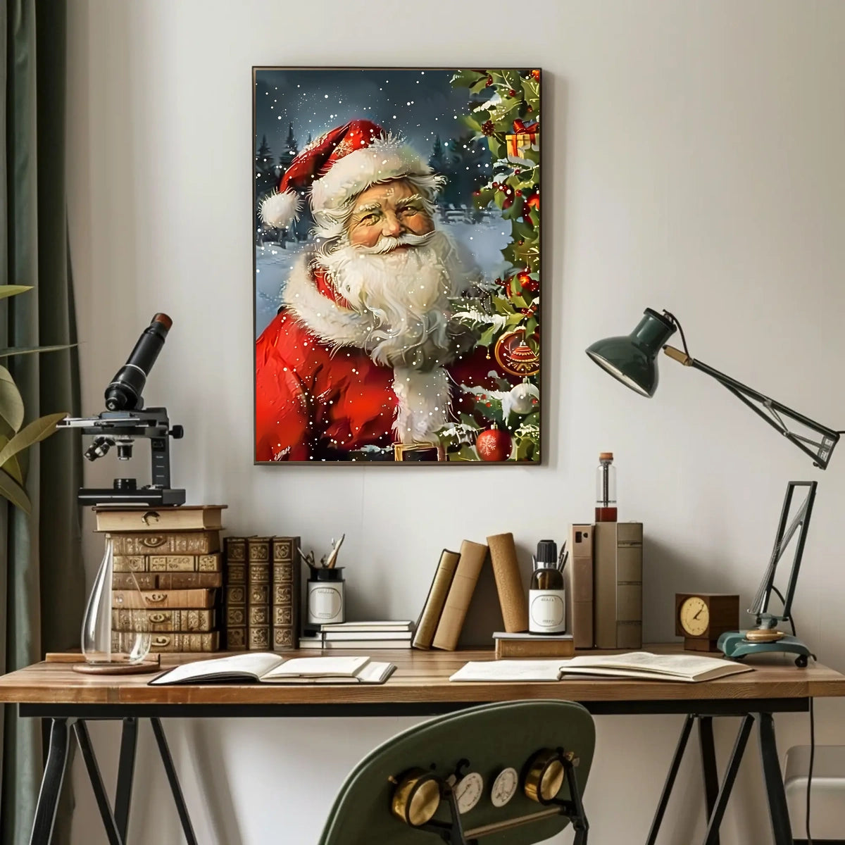Santa Claus in a Winter Wonderland Poster