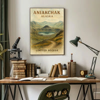 Aniakchak, Alaska Limited Access Poster