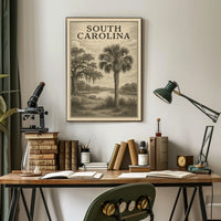 South Carolina Landscape Poster