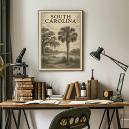 South Carolina Landscape Poster