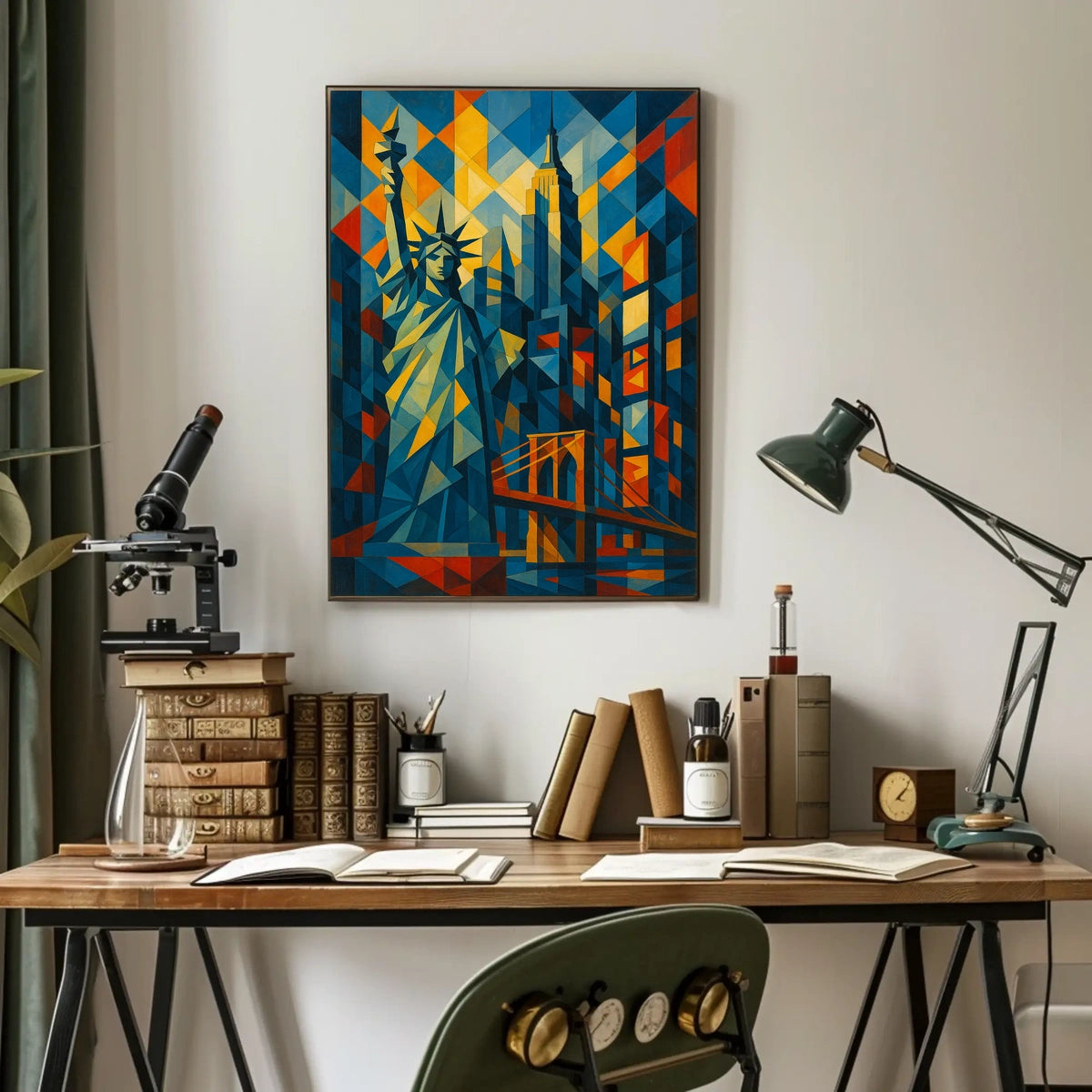Geometric New York Poster