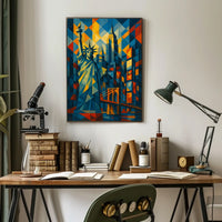 Geometric New York Poster