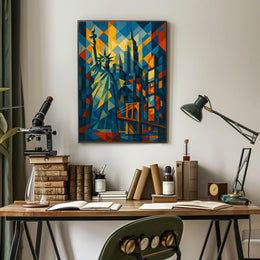 Geometric New York Poster