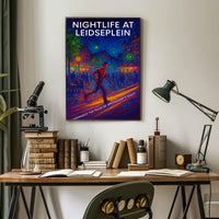 Nightlife At Leidseplein Poster