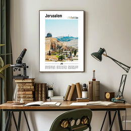 Jerusalem Cityscape Cultural and Heritage Poster PosterGoat