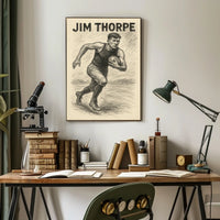 Jim Thorpe Athletic Legend Poster